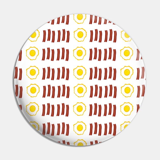 BACON Strips And Eggs Pin by SartorisArt1