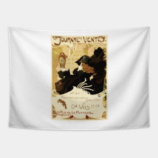 LE JOURNAL DES VENTES by Georges de Feure Maitres De L' Affiche Collection Lithograph Art Tapestry