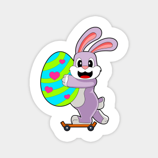 Rabbit Easter Easter egg Skateboard Magnet