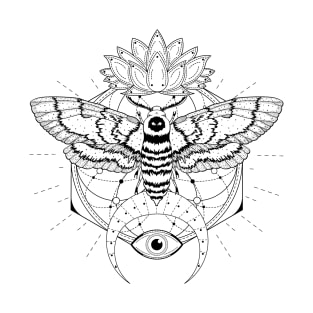 Death Moth - Acherontia Atropos T-Shirt