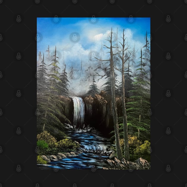 Northwest Waterfall by J&S mason