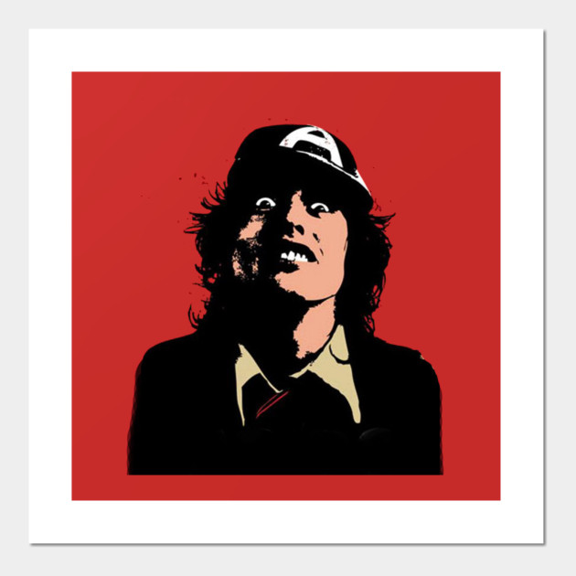 Angus Young Ac Dc Ac Dc Angus Young Posters And Art Prints Teepublic