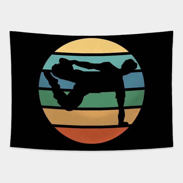 Parkour retro style Tapestry by Foxxy Merch