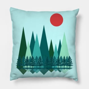 Minimalist Abstract Nature Art #14 Pillow