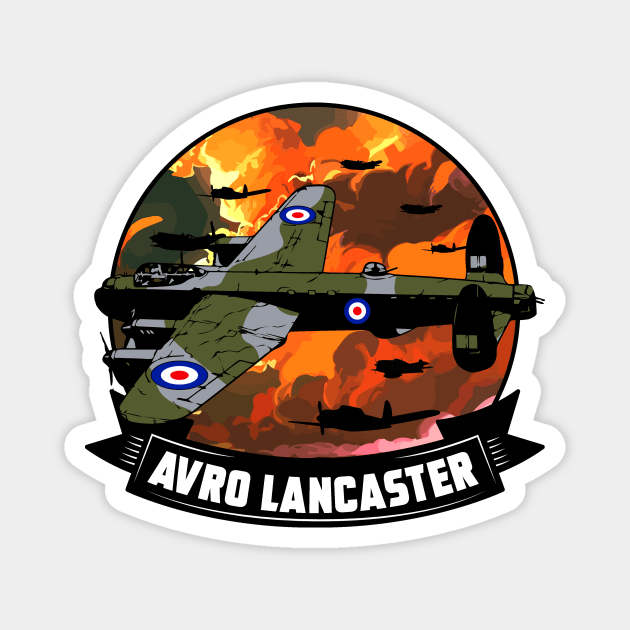 AVRO LANCASTER Magnet by theanomalius_merch