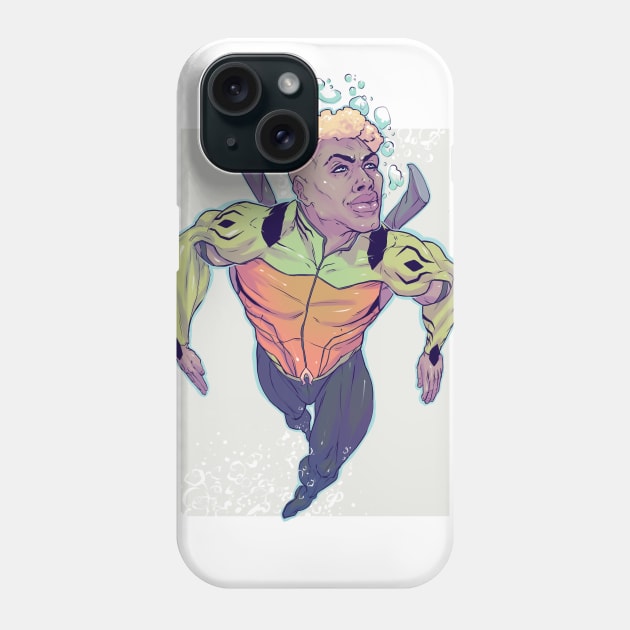 [dracotober 20] Aqualad Phone Case by dracoimagem