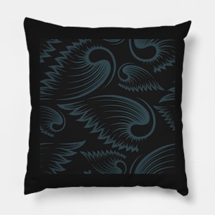 Seamless Pattern with Wings Pillow