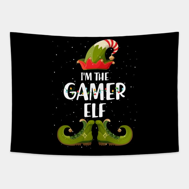 Im The Gamer Elf Christmas Tapestry by intelus