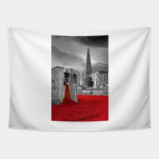 Tower of London Red Poppy Poppies Tapestry