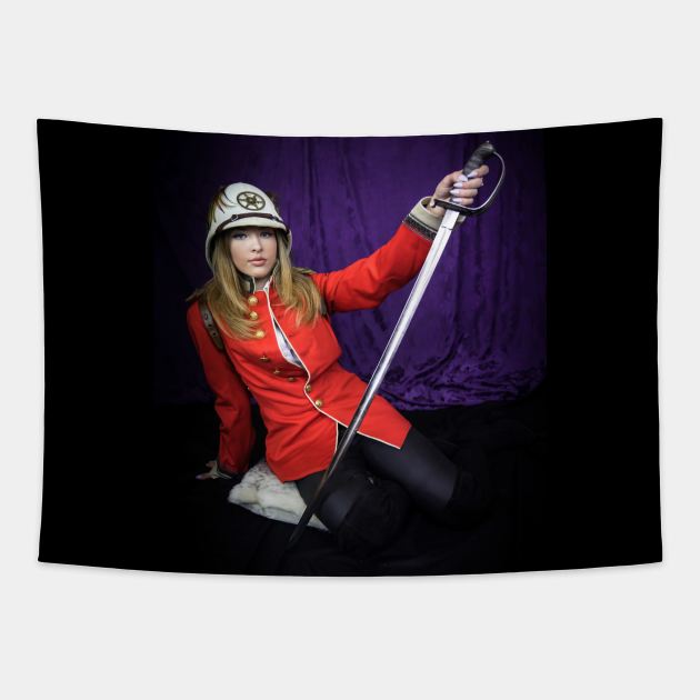 On your guard! Tapestry by Silver Linings