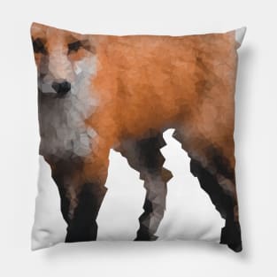 Low Poly Fox Pillow