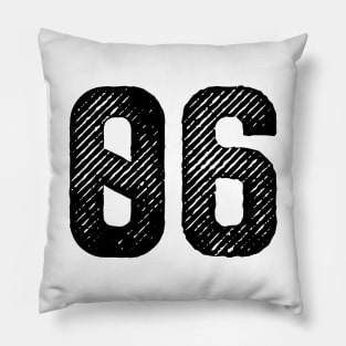 Rough Number 06 Pillow