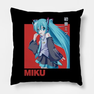 hatsune miku new 6 Pillow