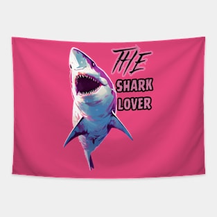 Pinky Shark Tapestry