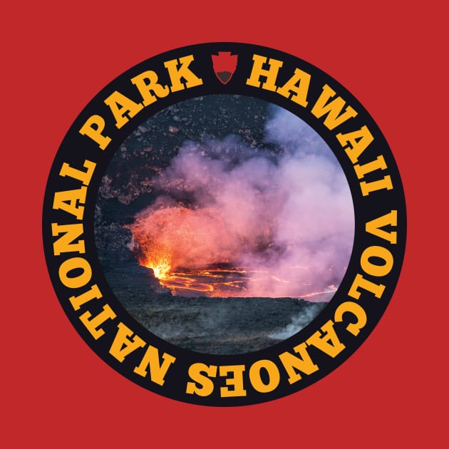 Hawaii Volcanoes National Park circle by nylebuss