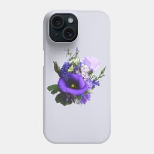 Bouquet in Shades of Purple Phone Case