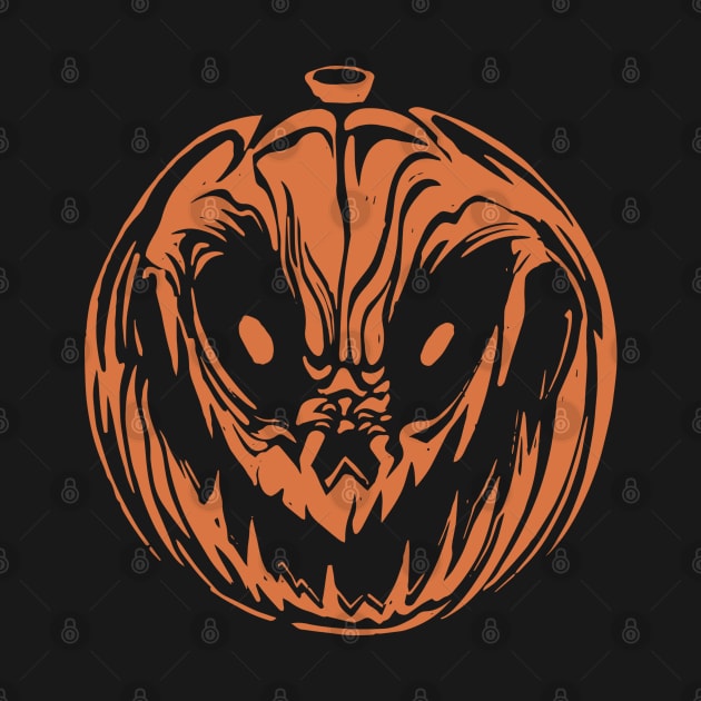 Menacing Pumpkin Grin by Life2LiveDesign