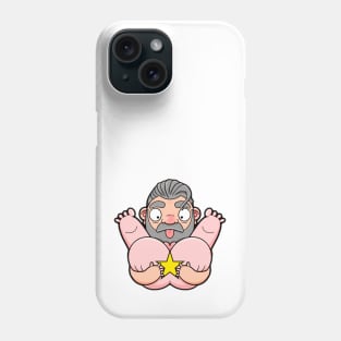 Silver Daddy Bum Squeeze Phone Case