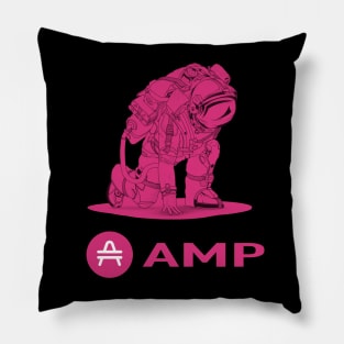 Amp Crypto  Cryptocurrency Amp  coin token Pillow