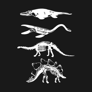 Dinosaurs in white T-Shirt