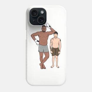 Flyweight and heavyweight champ Phone Case