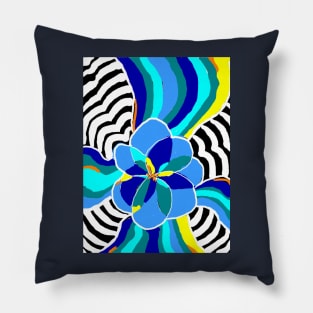 Flower Waves Pillow