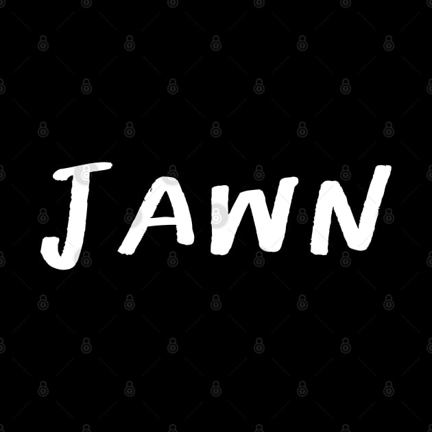 JAWN white text by keeplooping