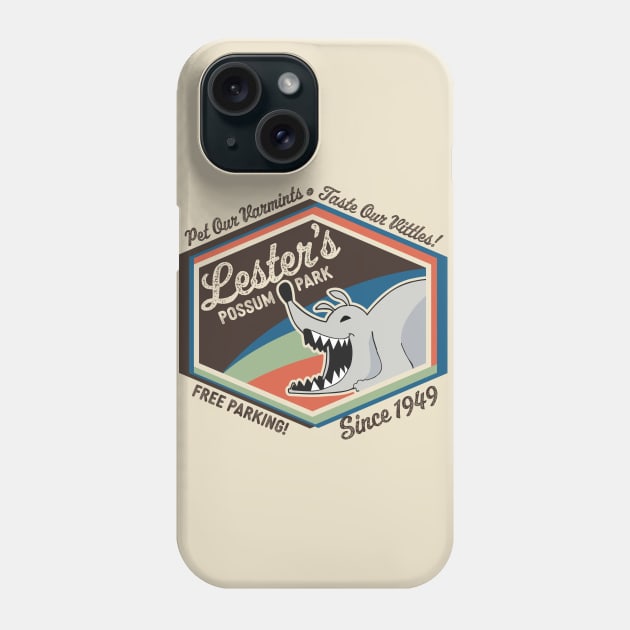 Lester's Possum Park Phone Case by Nazonian