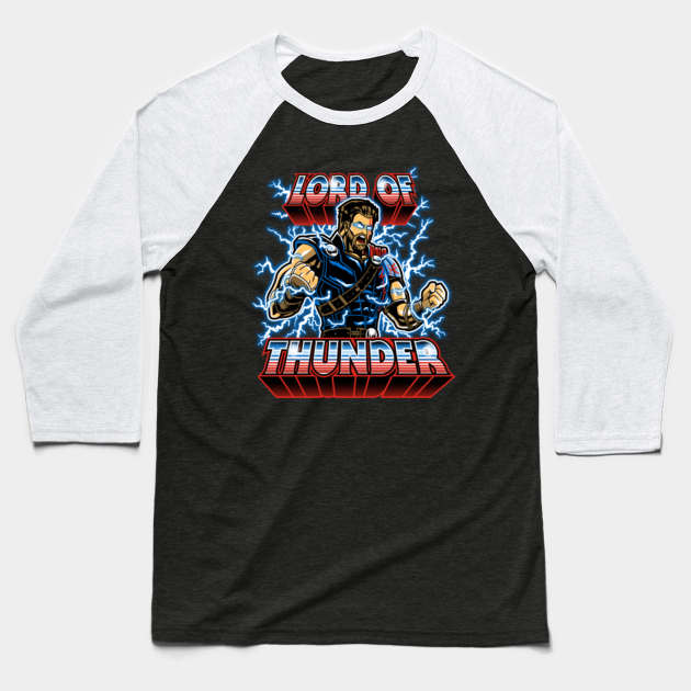 Lord of Thunder - 80s Baseball T-Shirt