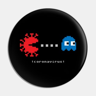 Virus Pac Man Pin