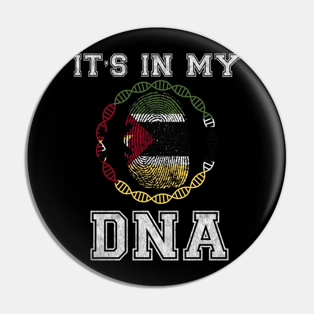 Mozambique  It's In My DNA - Gift for Mozambican From Mozambique Pin by Country Flags