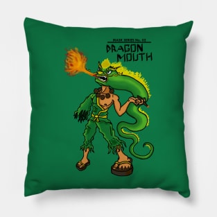 MASK Series No. 02 Dragon Mouth T-Shirt Pillow