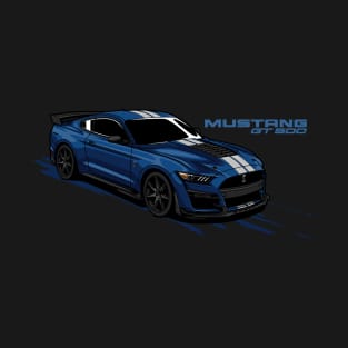 MUSTANG GT 500 - PAPAYA STREETART T-Shirt