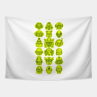 Jet Set Radio Cast (green) Tapestry