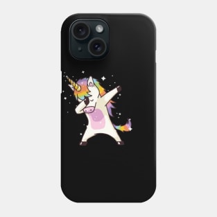 Dabbing unicorn funny shirt- Phone Case