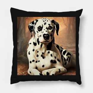 Dalmatian Art Pillow