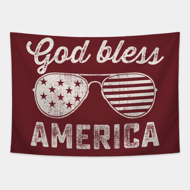 God Bless America Tapestry by Designkix