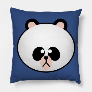 kawaii panda head Pillow