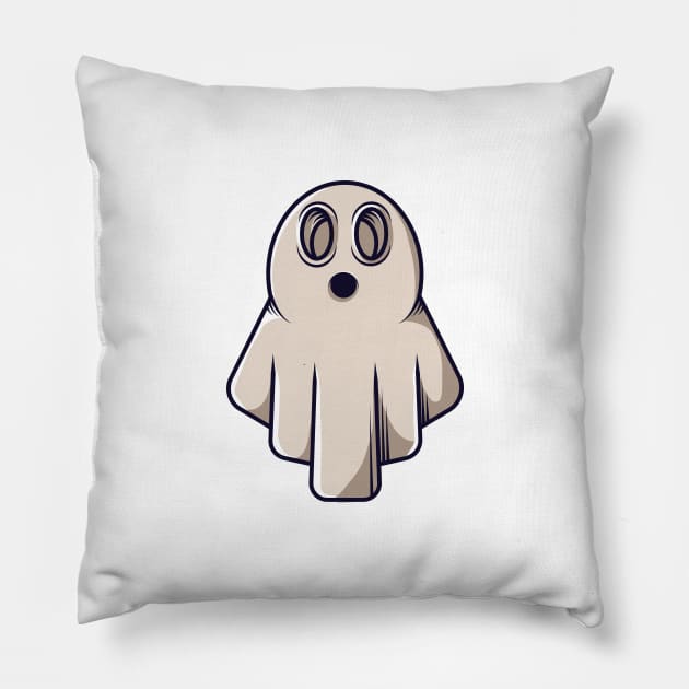 Halloween Ghost Pillow by LR_Collections
