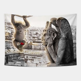 LOVE IN PARIS Tapestry