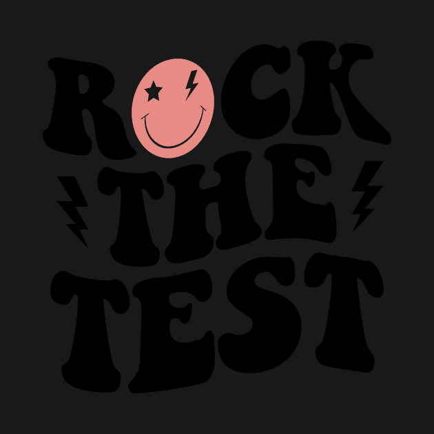 Rock The Test Shirt, Teacher Shirt, Teacher Testing, Teacher Tshirt, Teacher Shirts, Funny Teacher Shirt, Motivational Teacher by GShow