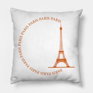 The Eiffel Tower, Paris, France Pillow