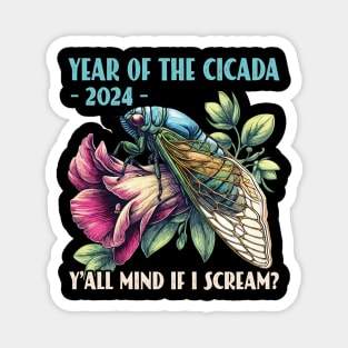 Cicadas Brood Invasion Year Of The Cicada 2024 Cicada Lover Magnet