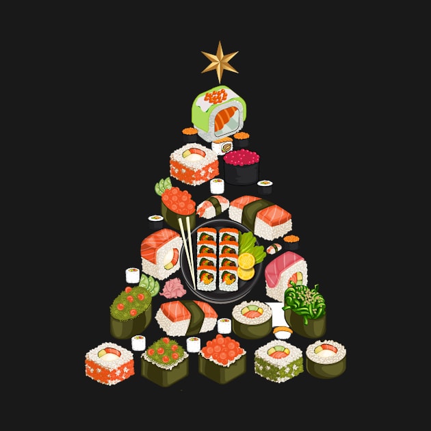 Sushi Christmas Tree by FERRAMZ