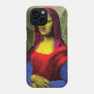 Mona Lisa Street Art Phone Case