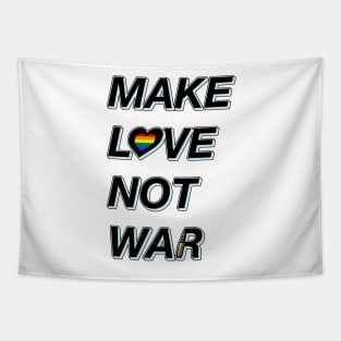 Make Love Not War Tapestry