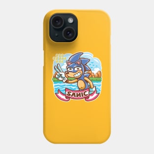 Cartoon Retro Hedgehog Phone Case