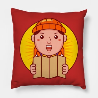 Traveller Man Pillow