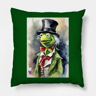 Kermit Scrooge Pillow