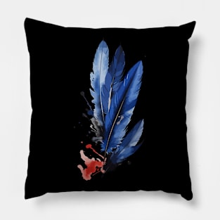 Bird Feathers Pillow